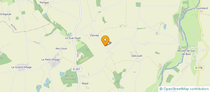 localisation de l'entreprise MADAME JANNINE BRYAND  BREHAN