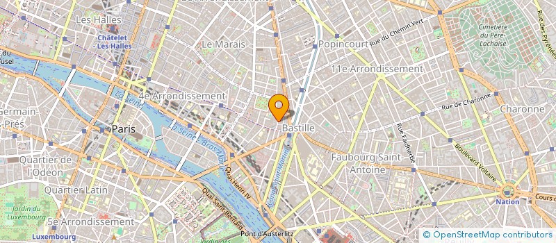 localisation de l'entreprise MADAME JANNINE HELPIQUET  PARIS