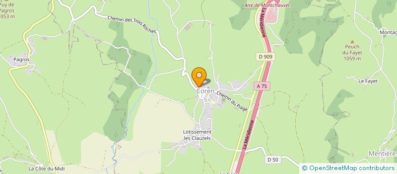 localisation de l'entreprise MADAME JANOUSSIA PEUCH à NEUVEGLISE-SUR-TRUYERE