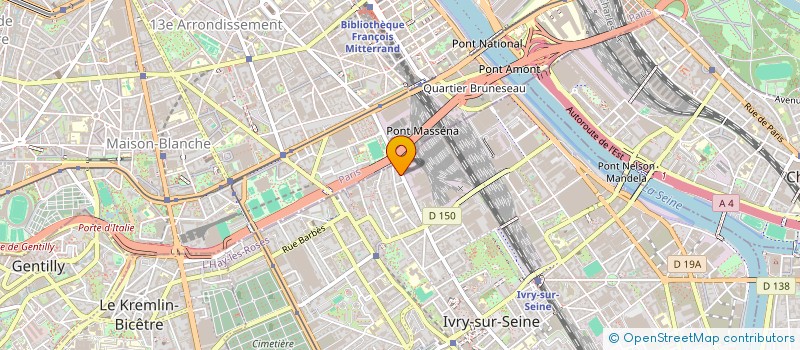 localisation de l'entreprise MADAME JANRAM PHONGROD  IVRY-SUR-SEINE