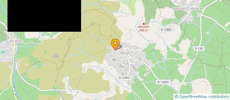 localisation de l'entreprise MADAME JANY CACERES  PERET