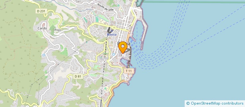 localisation de l'entreprise MADAME JANY SANGUINETTI à BASTIA