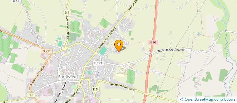 localisation de l'entreprise MADAME JANYNE MATTHEWS à BARBEZIEUX-SAINT-HILAIRE