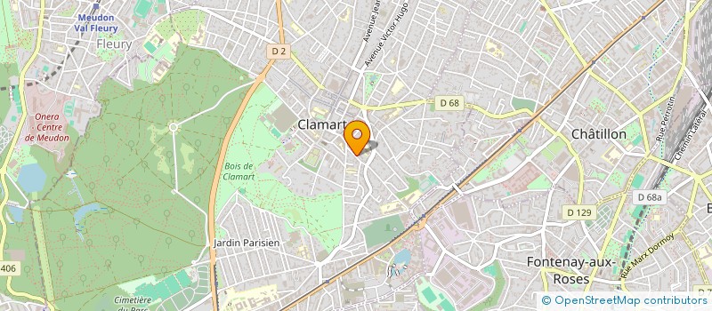 localisation de l'entreprise MADAME JANYS JEAN-THEODORE à CLAMART