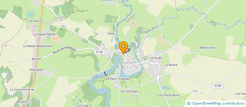 localisation de l'entreprise MADAME JANYS VIVIES  VOUVANT