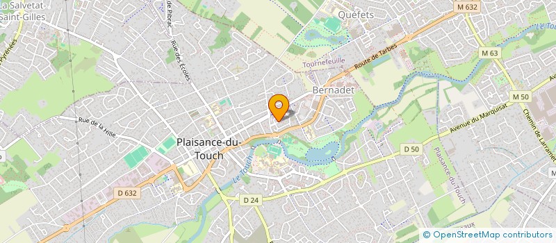 localisation de l'entreprise MADAME JAQUELINE BATISTA  PLAISANCE-DU-TOUCH