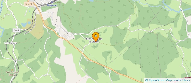 localisation de l'entreprise MADAME JAQUELINE ESTAGER  MEYMAC