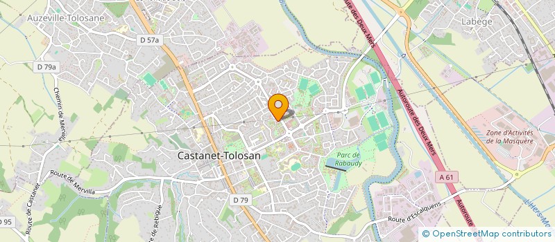 localisation de l'entreprise MADAME JAQUELINE HAUGOMAT à CASTANET-TOLOSAN