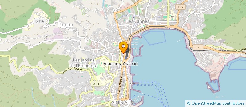 localisation de l'entreprise MADAME JAQUELINE POLI  AJACCIO