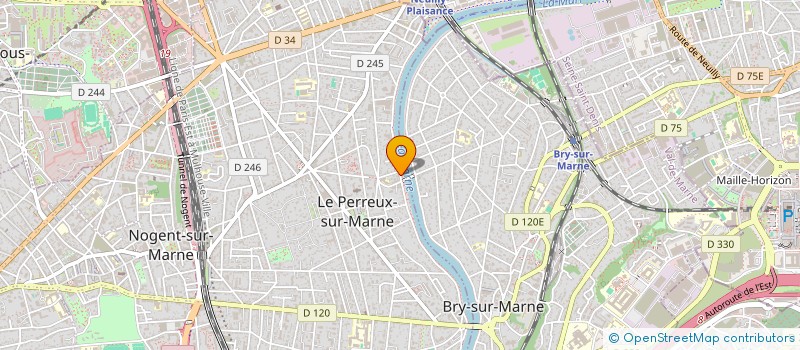 localisation de l'entreprise MADAME JAREDE PEREIRA ALVES  LE PERREUX-SUR-MARNE