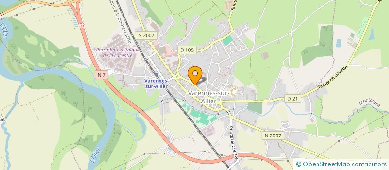localisation de l'entreprise MADAME JARMILA BED ACOVA à VARENNES SUR ALLIER