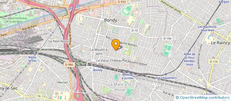 localisation de l'entreprise MADAME JASMIN NAHAR  BONDY