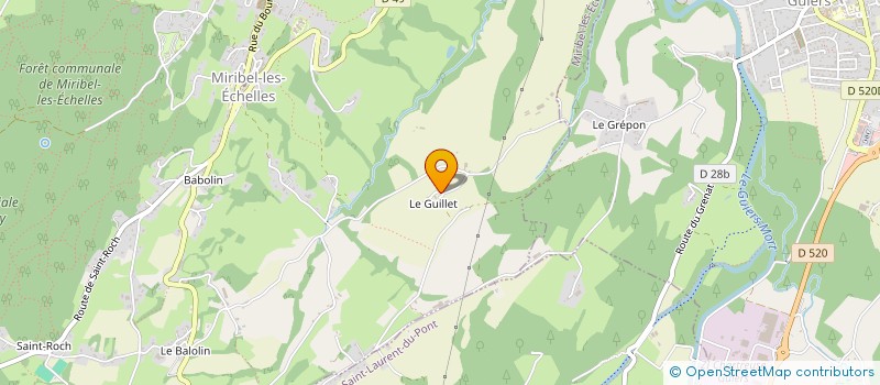 localisation de l'entreprise MADAME JASMINA AKENOUN  MIRIBEL-LES-ECHELLES