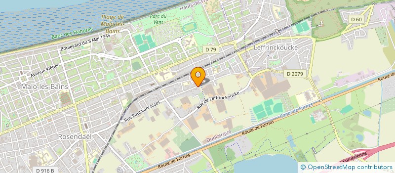 localisation de l'entreprise MADAME JASMINA ARRACHE à DUNKERQUE