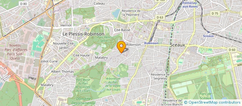 localisation de l'entreprise MADAME JASMINA OGOUBIYI AKILOTAN  LE PLESSIS-ROBINSON