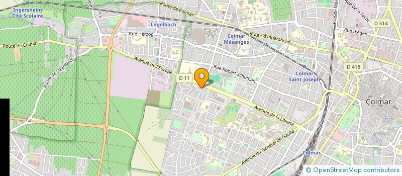 localisation de l'entreprise MADAME JASMINA ZAIROVIC  COLMAR