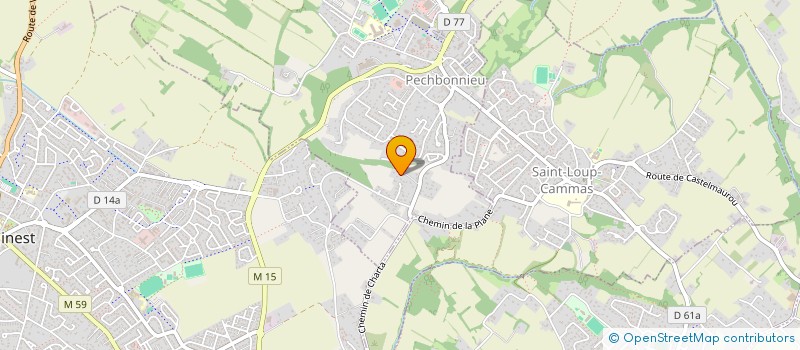 localisation de l'entreprise MADAME JASMINAIDE FRANCOISE  PECHBONNIEU