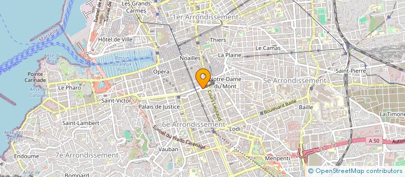 localisation de l'entreprise MADAME JASMINE AMROUCHE  MARSEILLE