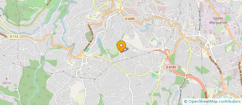 localisation de l'entreprise MADAME JASMINE BELHADJ  GRASSE