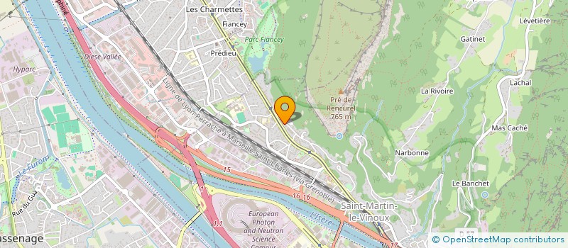 localisation de l'entreprise MADAME JASMINE BENGAOUA  SAINT-MARTIN-LE-VINOUX