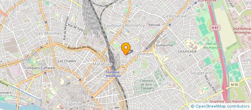 localisation de l'entreprise MADAME JASMINE BENMOUSSA  TOULOUSE