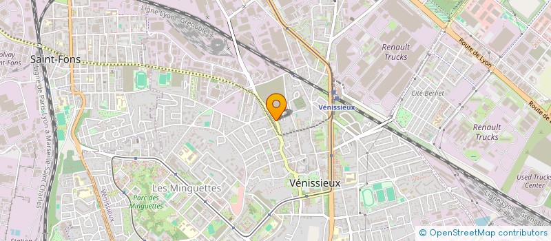 localisation de l'entreprise MADAME JASMINE BENSALEM  VENISSIEUX