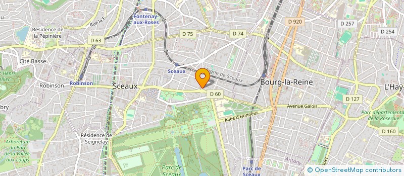 localisation de l'entreprise MADAME JASMINE BENTOUMI à SCEAUX
