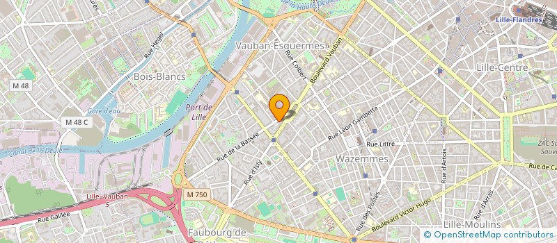 localisation de l'entreprise MADAME JASMINE BORDES  LILLE