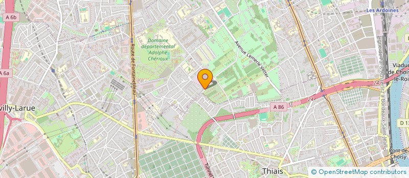 localisation de l'entreprise MADAME JASMINE BOUCHAGOUR  VITRY-SUR-SEINE