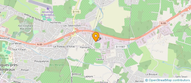 localisation de l'entreprise MADAME JASMINE BOURDARIAS  YVRAC