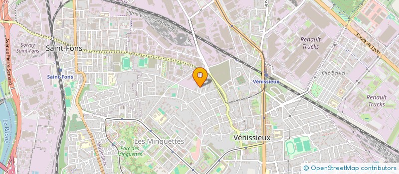 localisation de l'entreprise MADAME JASMINE CHETRAOUI  VENISSIEUX