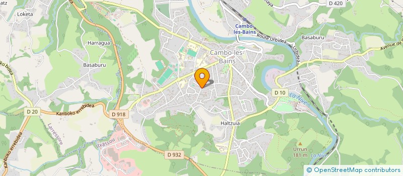 localisation de l'entreprise MADAME JASMINE DESMOTS  CAMBO-LES-BAINS