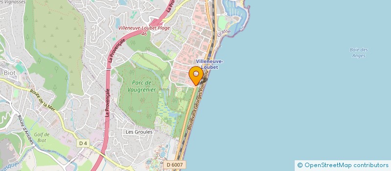 localisation de l'entreprise MADAME JASMINE GANAR à VILLENEUVE-LOUBET