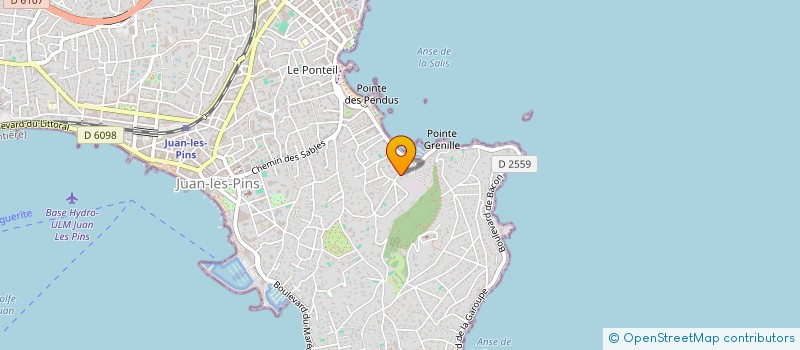 localisation de l'entreprise MADAME JASMINE JOUAN  ANTIBES