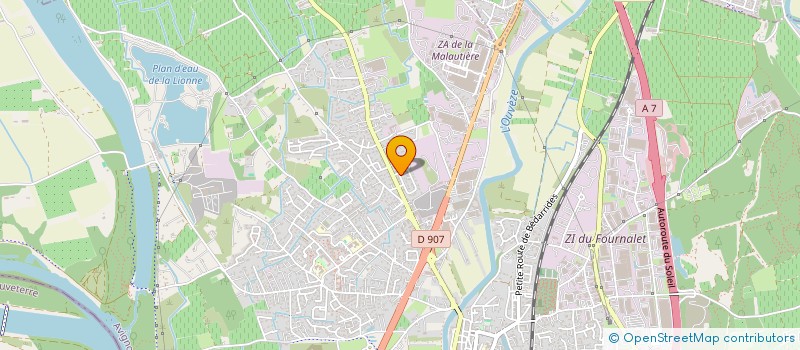 localisation de l'entreprise MADAME JASMINE LAMHAOUAR  SORGUES