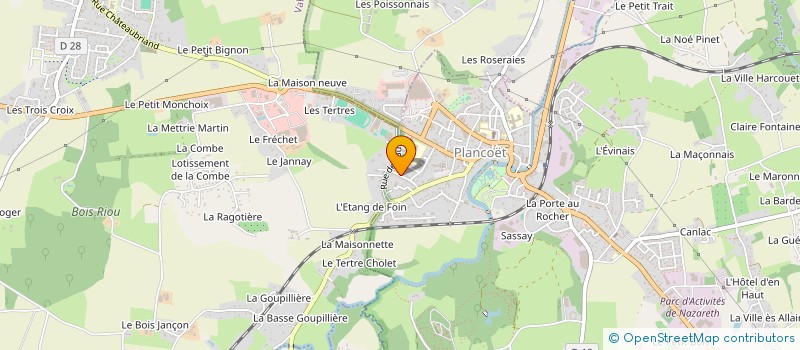 localisation de l'entreprise MADAME JASMINE LE BRUN-PUJANTE  PLANCOET