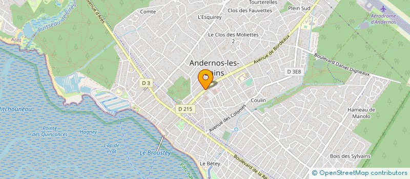 localisation de l'entreprise MADAME JASMINE MANUEL  ANDERNOS-LES-BAINS