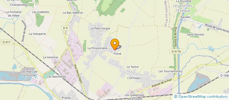 localisation de l'entreprise MADAME JASMINE MARTELLIERE  MONTOIRE-SUR-LE-LOIR