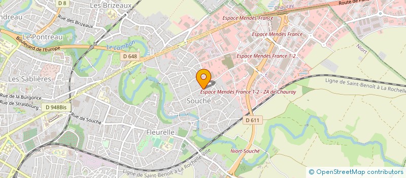 localisation de l'entreprise MADAME JASMINE MERLINO à NIORT