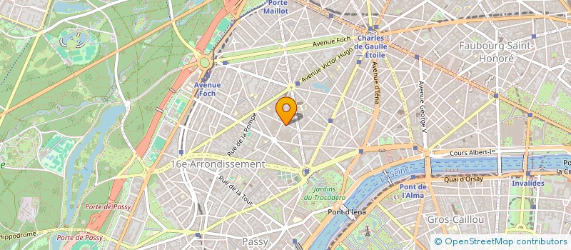 localisation de l'entreprise MADAME JASMINE MEZIOU  PARIS