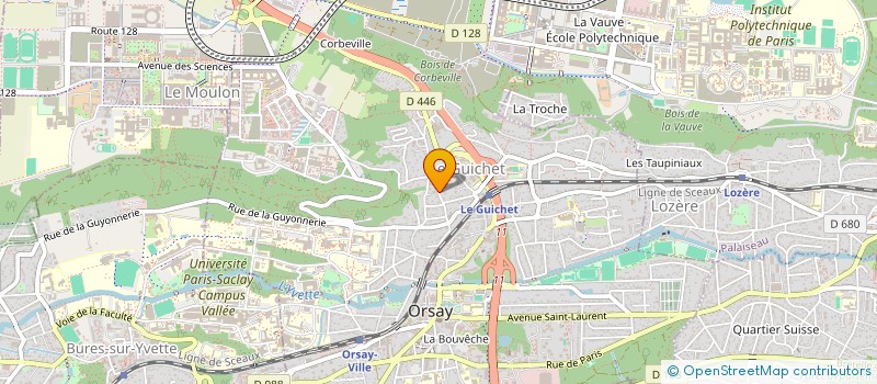 localisation de l'entreprise MADAME JASMINE ROUSSEAUX-BANCHEREAU à ORSAY