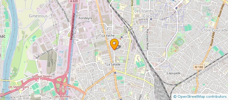 localisation de l'entreprise MADAME JASMINE RWEMALIKA  TOULOUSE