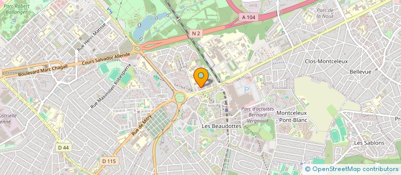localisation de l'entreprise MADAME JASMINKA KURIC à AULNAY-SOUS-BOIS