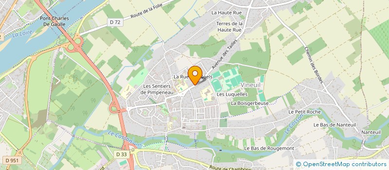 localisation de l'entreprise MADAME JAURY-FAYE PUCHE  VINEUIL