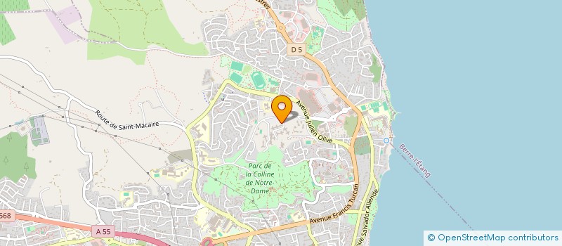 localisation de l'entreprise MADAME JAWHAR EL GHAZZI  MARTIGUES