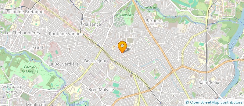 localisation de l'entreprise MADAME JAYDE BIRET à NANTES