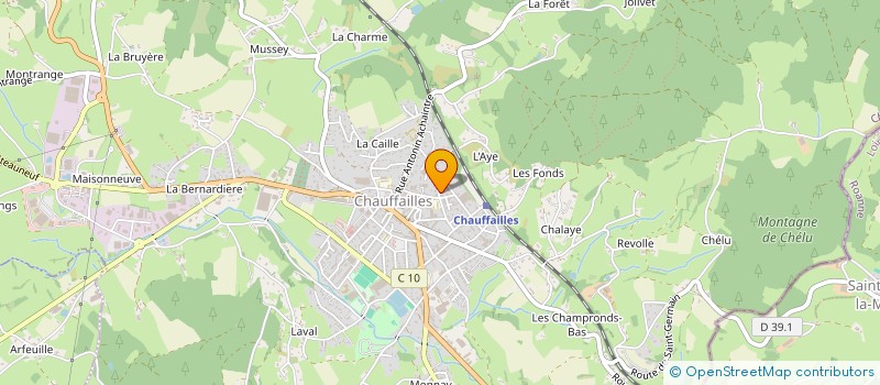 localisation de l'entreprise MADAME JAYNE PLAISTED  CHAUFFAILLES