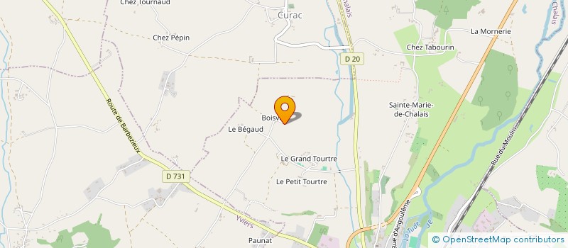 localisation de l'entreprise MADAME JAYNE SANDERS  CHALAIS