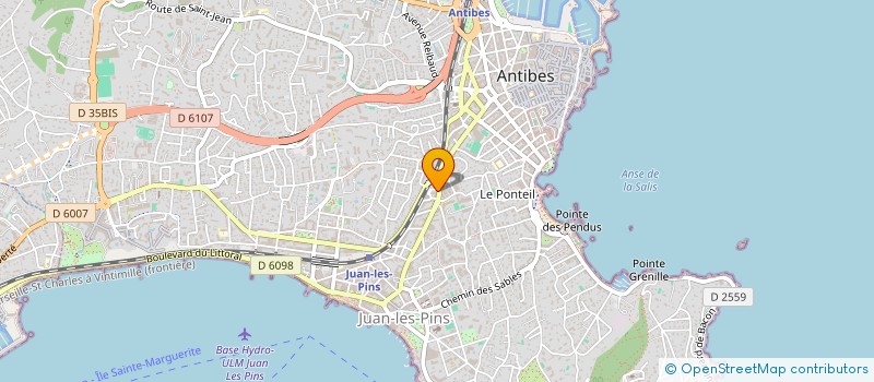 localisation de l'entreprise MADAME JEAN AURAND  ANTIBES