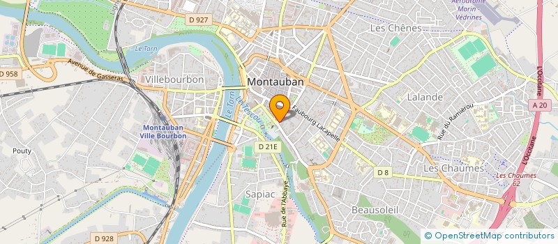 localisation de l'entreprise MADAME JEAN BOUSQUET  MONTAUBAN